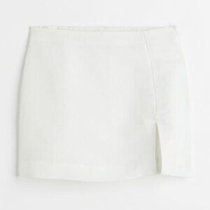 H&M Short Linen-blend Skirt